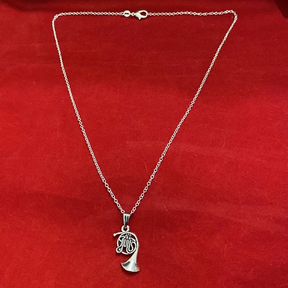 French Horn Necklace Musical Instruments May Be Personalized - Picture 3 of 9